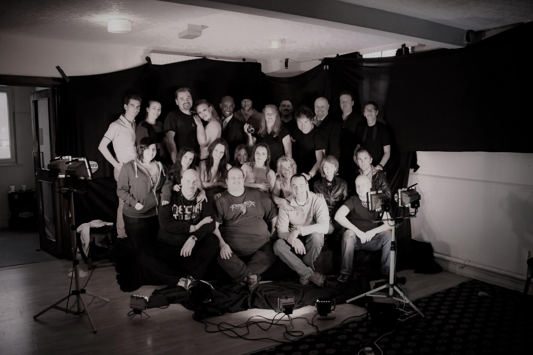 behind the scenes on a headshot photoshoot in 2013